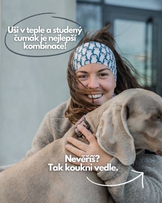 Uši v teple a studený čumák je pro Terku ta nejlepší kombinace? Pro tebe taky? 😍